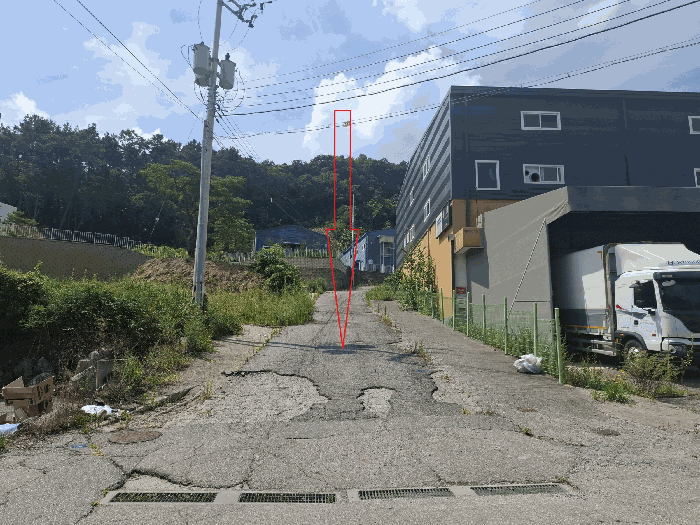 기호 3 토지 전경 - 남동측 촬영