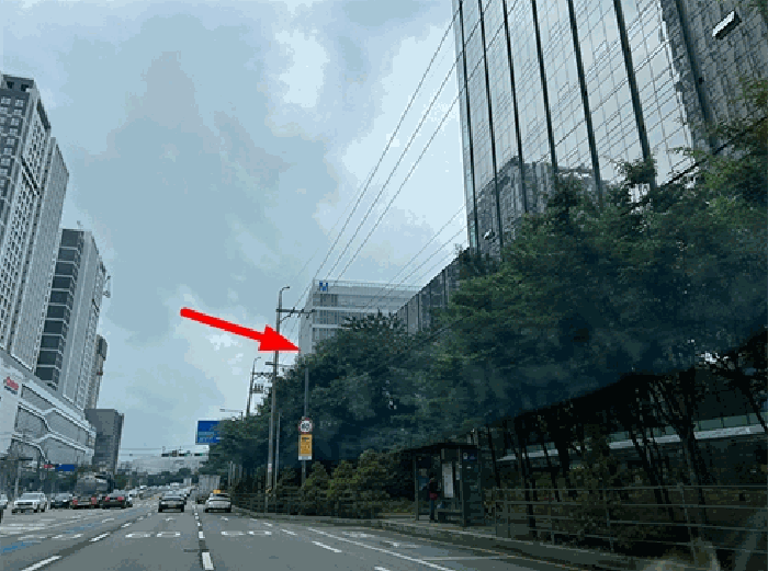 본 단지 남서측에서 촬영
