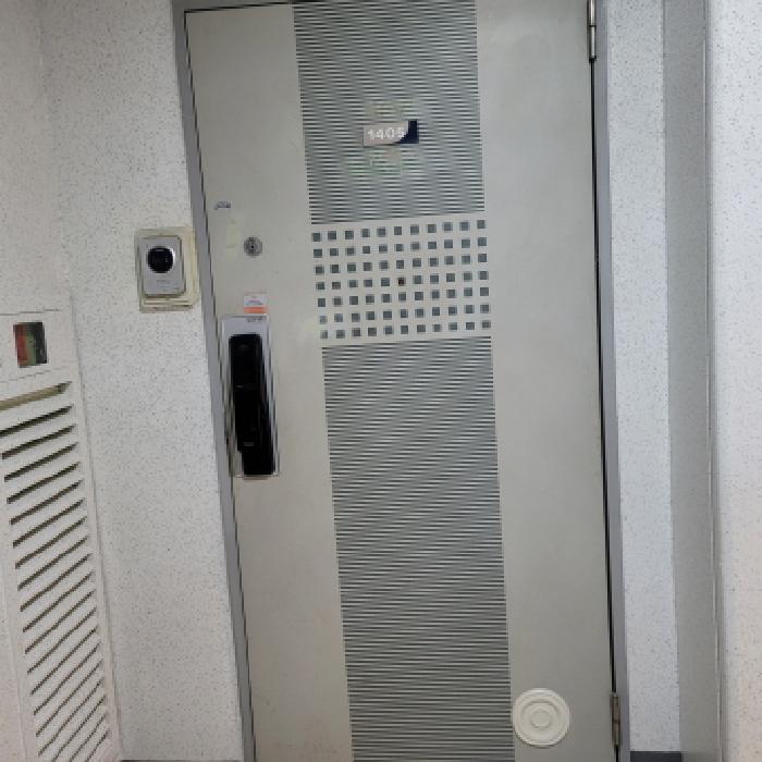 전유부분 출입구 전경(안내문 교부)