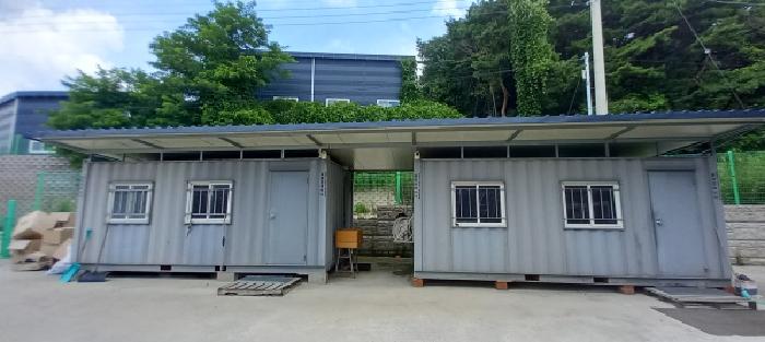 임차인 임재중이 설치한 것이라는 컨테이너 박스 2동