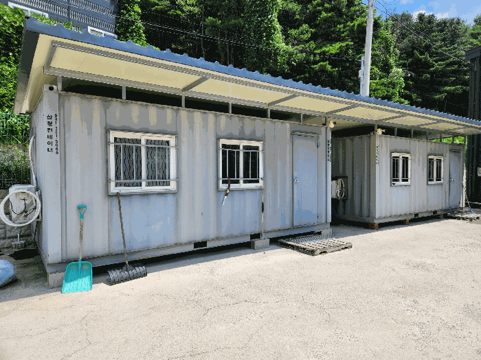 임차인소유 이동가능한 컨테이너박스 2동 (평가제외)