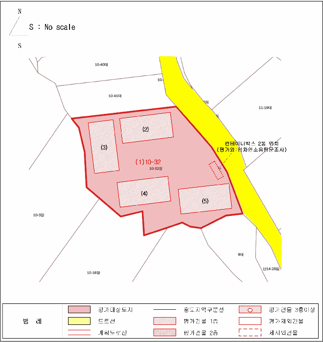 지 적 및 건 물 개 황 도