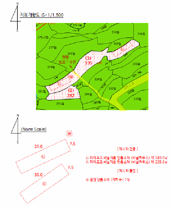 지적 및 건물개