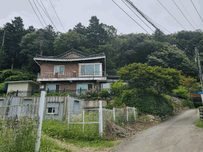 본건 북서측에서 촬영