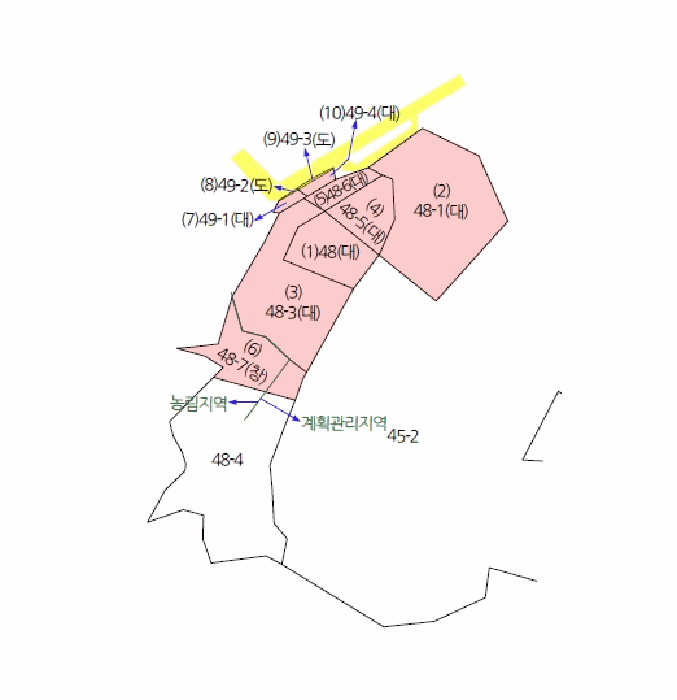 지적도 사진
