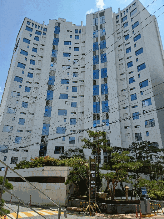 본건 소재 건물 북서측 전경