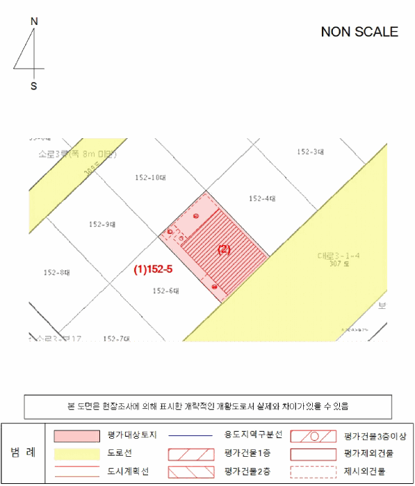 지 적 및 건 물 개 황 도