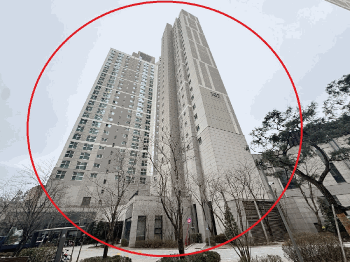 동 전경(남측에서 촬영)