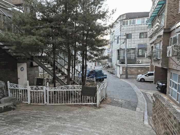 대상물건 남서측 전경