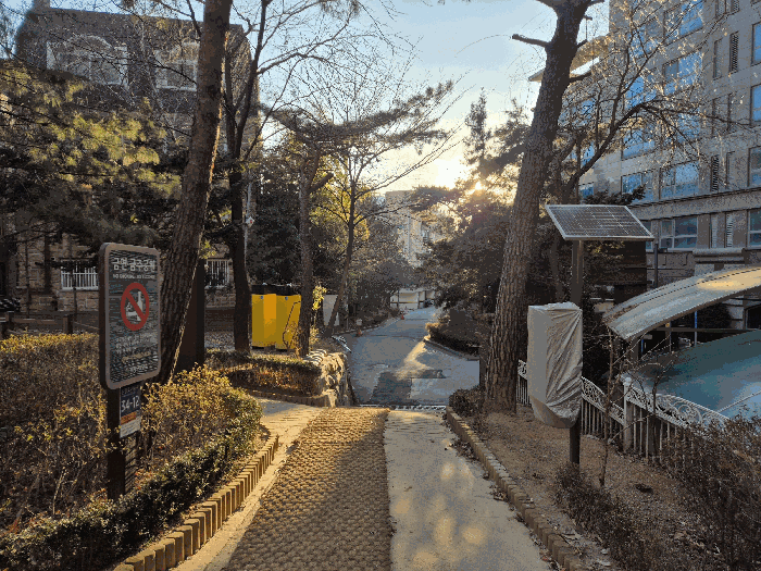 대상물건 남측 전경