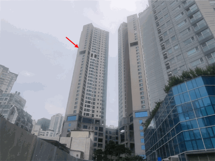 본건 북서측 전경