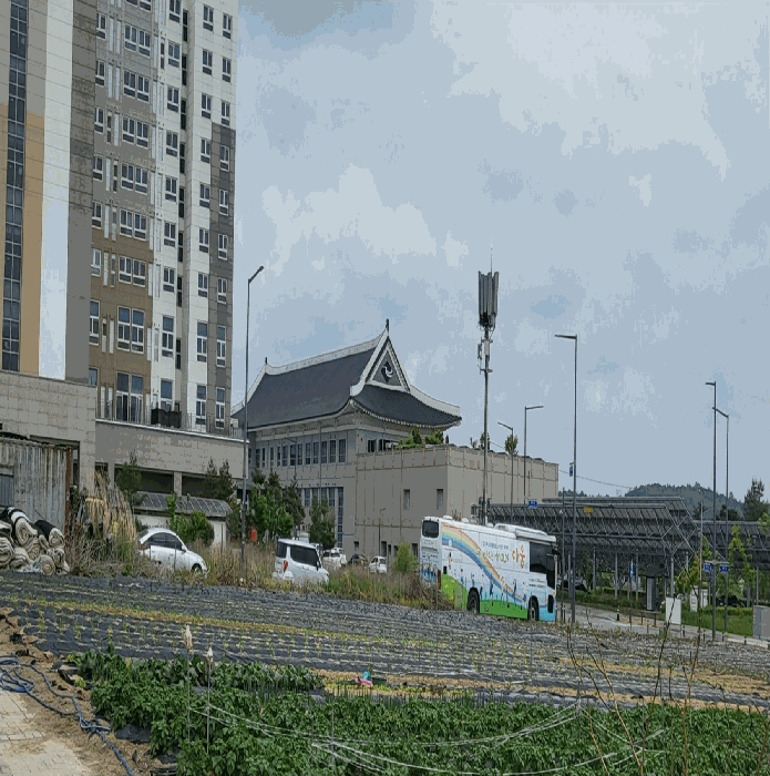 본건 북서측 전경