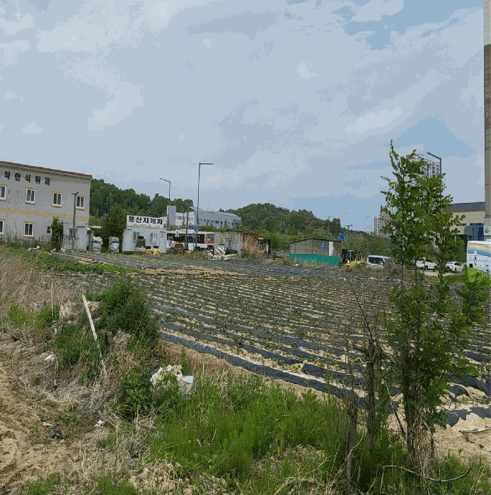 본건 남서측 전경