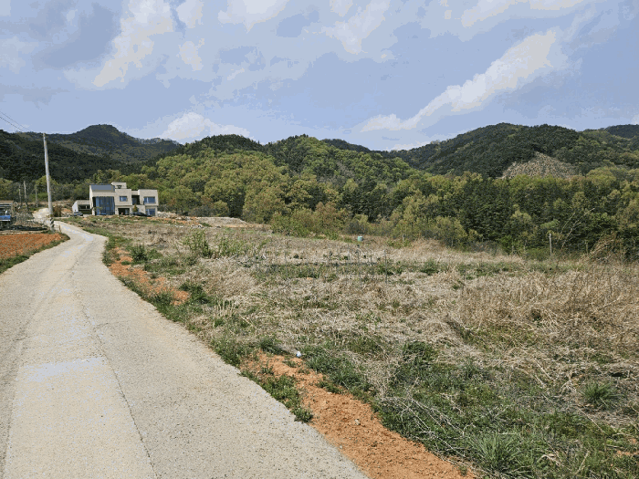 기호(5)토지 전경
(남측에서 촬영)