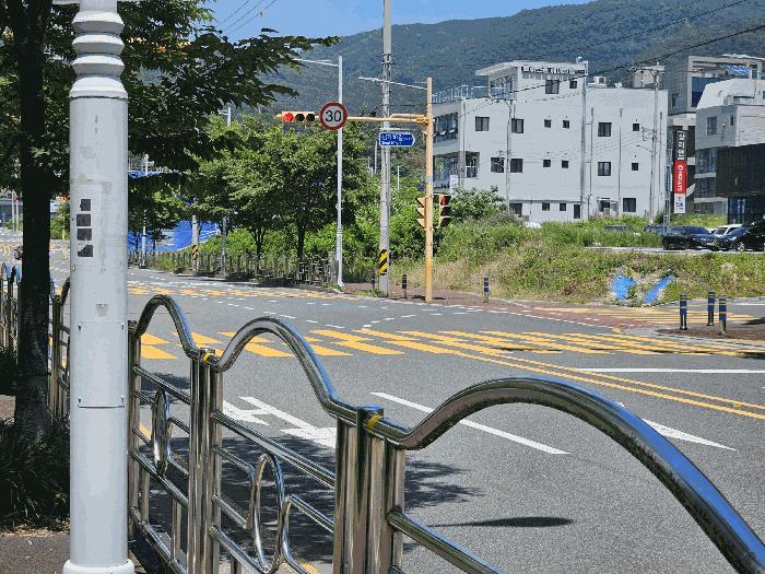 서측도로주변