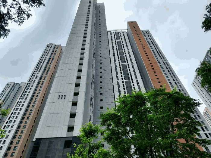 대상아파트 111동 및 단지전경