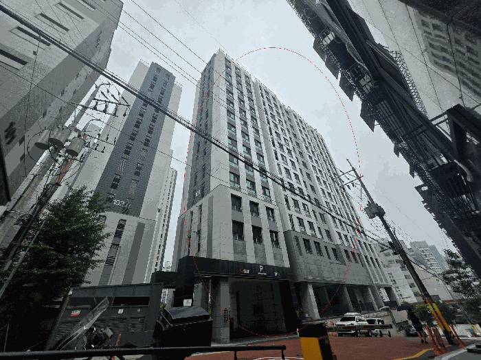 본건동 전경