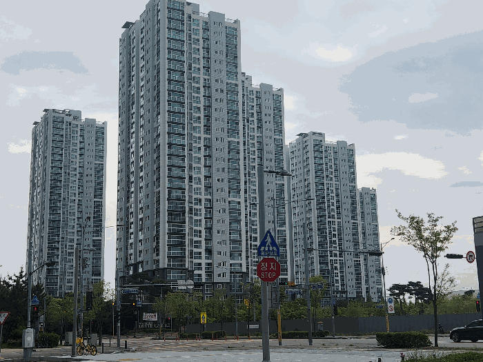 롯데캐슬 단지 전체 전경