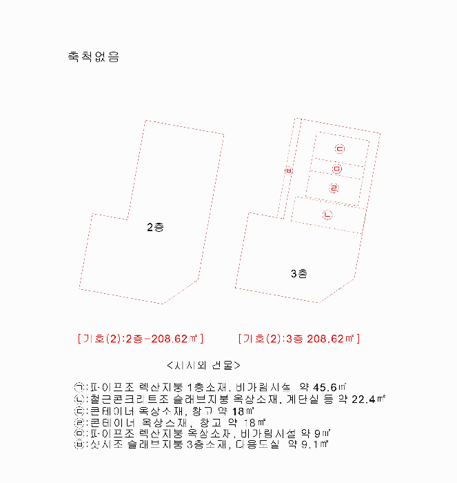 건 물 개 황 도