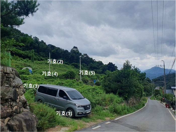 본건 및 인근 전경(북서측 촬영)