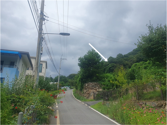 본건 인근 전경(남서측 촬영)