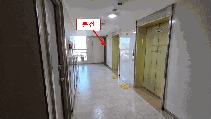 제30층 복도 전경