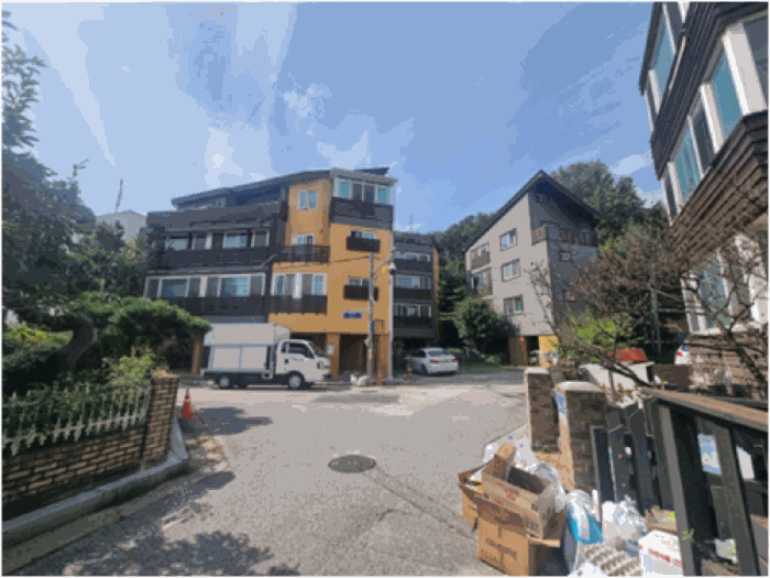 단지 전경 - 북동측에서 촬영