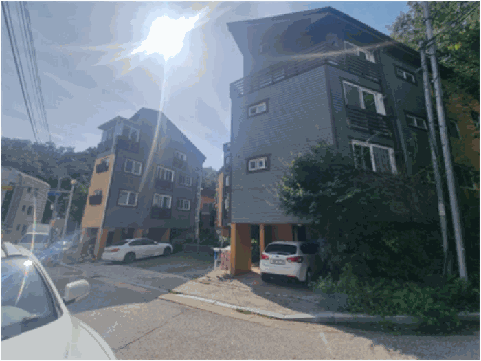 단지 전경 - 북측에서 촬영