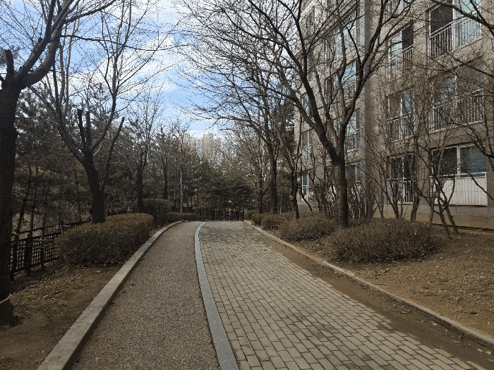 아파트 단지내 전경