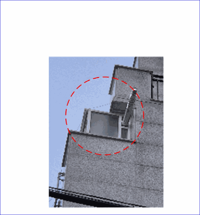 제시외물건 ㉠
(측면모습, 점선내 부분)