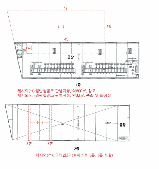 건물개황도 및 내부구조도