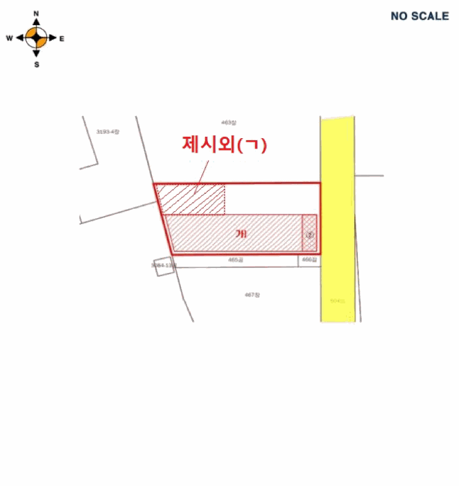 지적 및 건물개황도