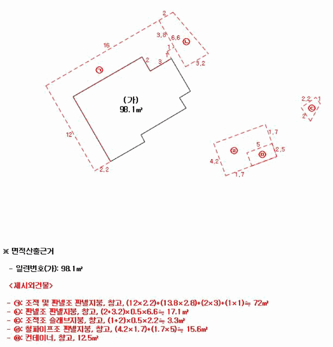 건 물 개 황 도