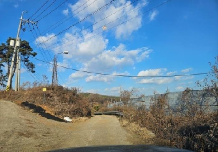 표시 목록 8번 도로 전경