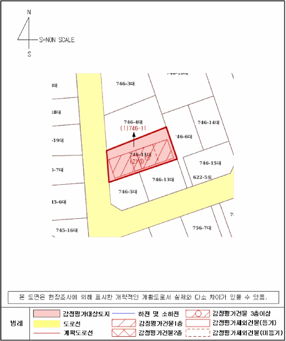 지적 및 건물개황도