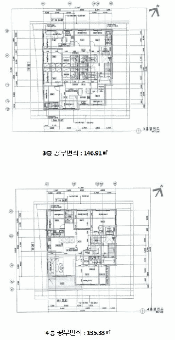 내 부 구 조 도(3층, 4층)