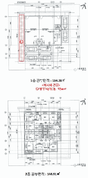 내 부 구 조 도(1층, 2층)
