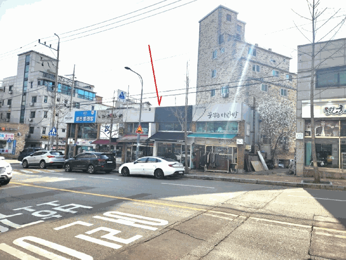 본건 및 주위 전경(북동측에서 촬영)