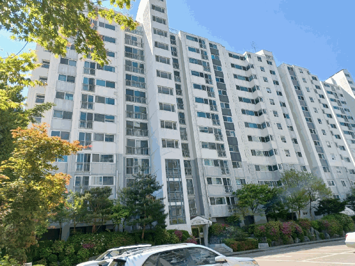 본건 106동 전경(북동측에서 촬영)