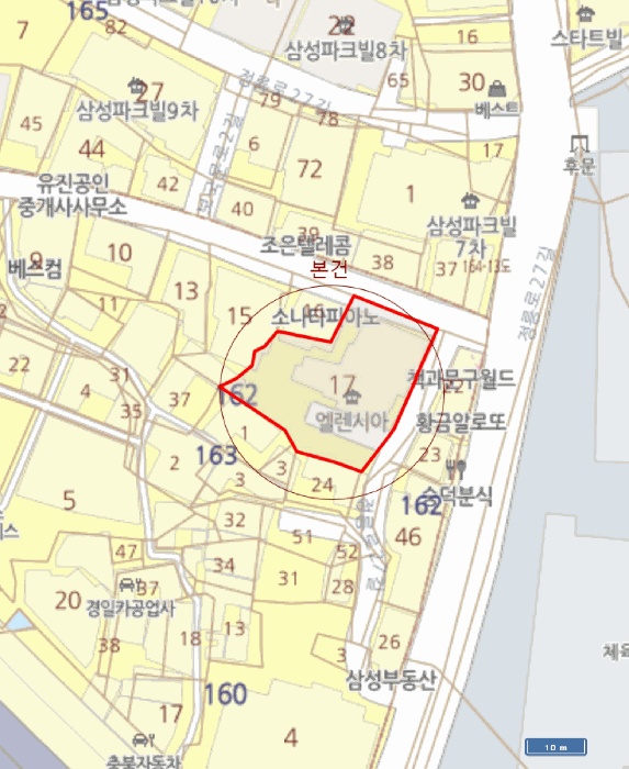 지 번 약 도