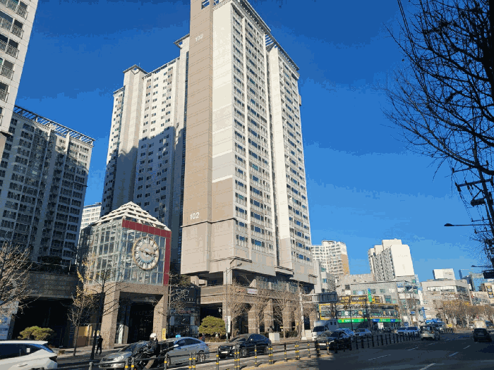 본건 소재 건물동 전경
(남서측 인근에서 촬영)