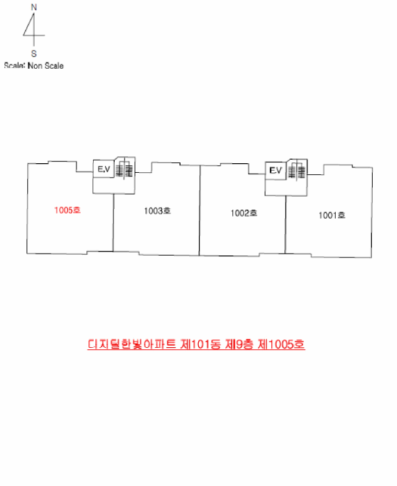 호 별 배 치 도 및 내 부 구 조 도
