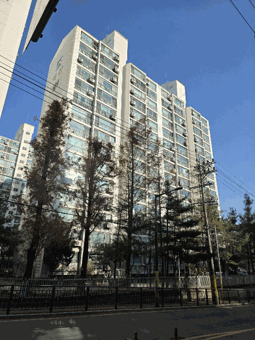 벽산아파트 제101동 전경