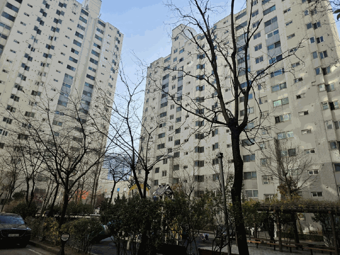 벽산아파트 단지 내 전경