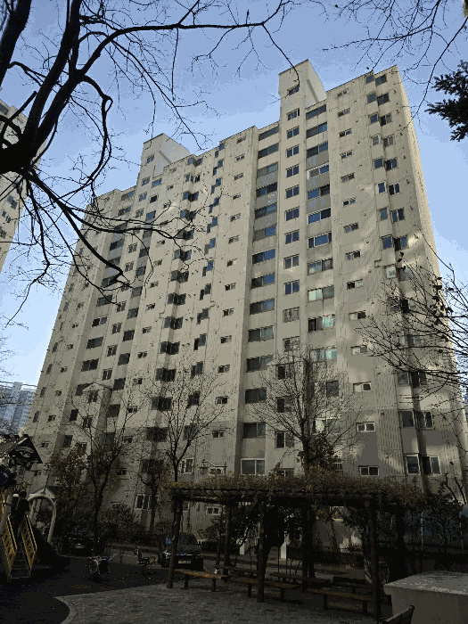 벽산아파트 제101동 전경