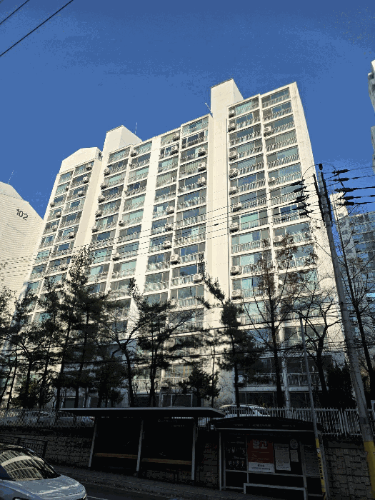 벽산아파트 제101동 전경