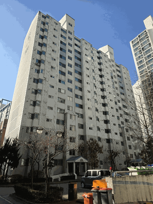 벽산아파트 제101동 전경