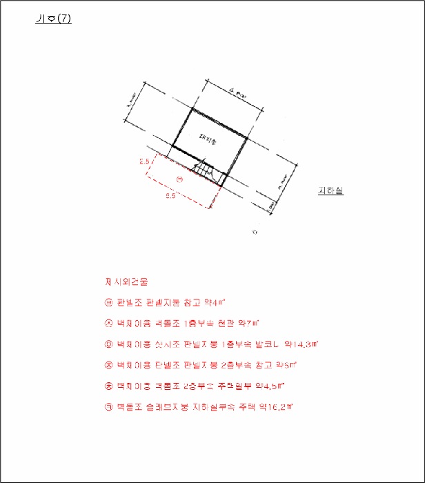 지적 및 건물개