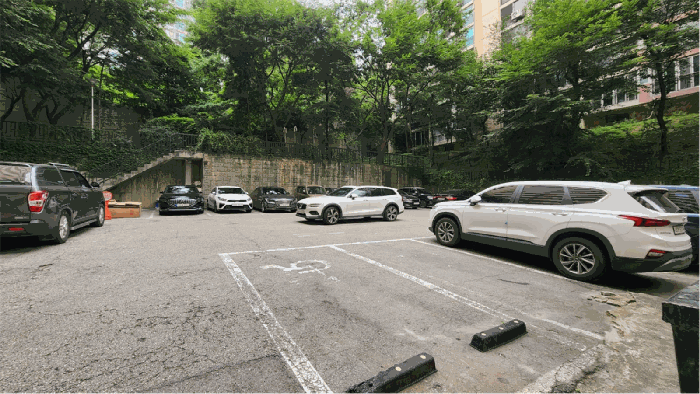 단지내 주차장 전경