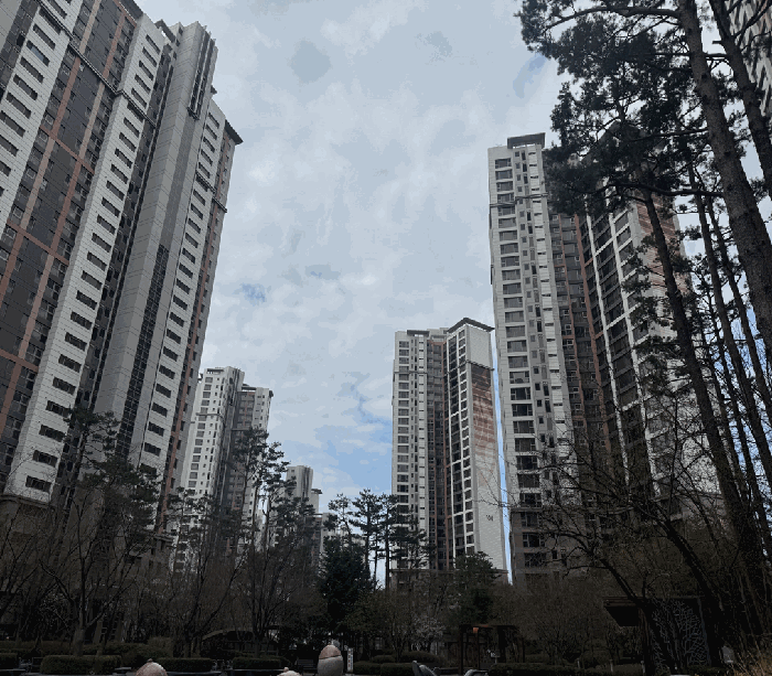 단지 내 전경